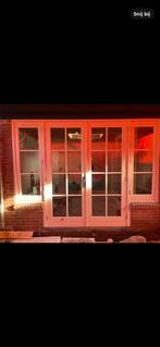 Tuindeuren met zijramen - Kozijn, Doe-het-zelf en Verbouw, Deuren en Horren, Ophalen, Gebruikt, 120 cm of meer, 215 cm of meer