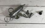 Vintage brocante slagroomspuit in originele doos JTR, Antiek en Kunst, Antiek | Keukenbenodigdheden, Ophalen of Verzenden