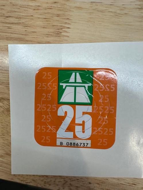 Vignet Zwitserland 2025. Prijs incl verzending, Tickets en Kaartjes, Autovignetten, Eén persoon