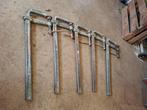 Tk 5 zware Bessey lijmklemmen lijmtangen., Ophalen, Gebruikt, 250 mm of meer
