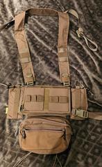 Airsoft chest rig tan, Hobby en Vrije tijd, Overige Hobby en Vrije tijd, Ophalen of Verzenden, Zo goed als nieuw, Airsoft