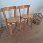 Vintage Plywood kinderstoelen Artek Alvar Aalto stijl, Ophalen, Gebruikt, Stoel(en)