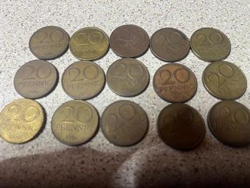 15 x 20 pfennig DDR Duitsland