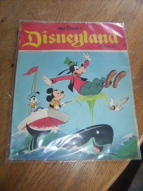 Disney blad Disneyland 14 - 1973 Goofy,Mickey,Donald voorkan, Ophalen of Verzenden, Mickey Mouse, Gebruikt, Beeldje of Figuurtje