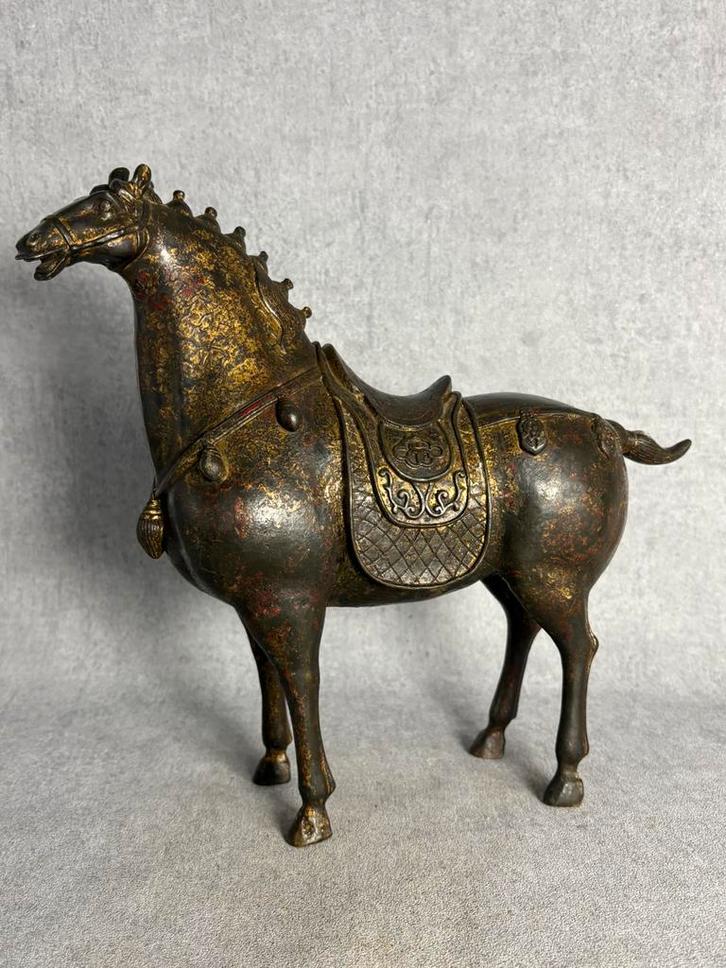 Tang-Stijl paard China brons, Antiek en Kunst, Antiek | Koper en Brons, Brons, Ophalen of Verzenden
