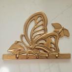 Vintage Vlinder Wandkapstok Metaal, Wandkapstok, Ophalen of Verzenden, Zo goed als nieuw, Minder dan 100 cm