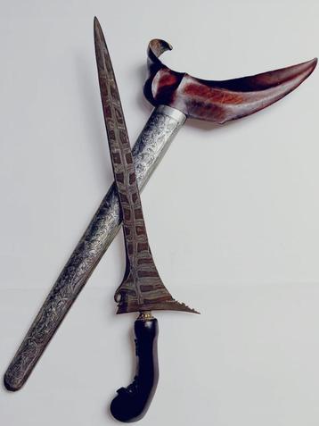 Antieke Keris Sempaner Pamor Pare Anom Ladrang Solo SVE42 beschikbaar voor biedingen