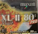 Maxell XL-II Music Minidisc MD Recordable 80min. PRO, Ophalen of Verzenden, Minidisc-recorder