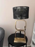 Moderne Tafellamp Zwart/Goud, Huis en Inrichting, Lampen | Tafellampen, Ophalen of Verzenden, Zo goed als nieuw, Metaal, Minder dan 50 cm