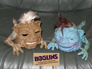2 vintage Boglins monsters, Boglinus humungus uit 1980 –90’s beschikbaar voor biedingen
