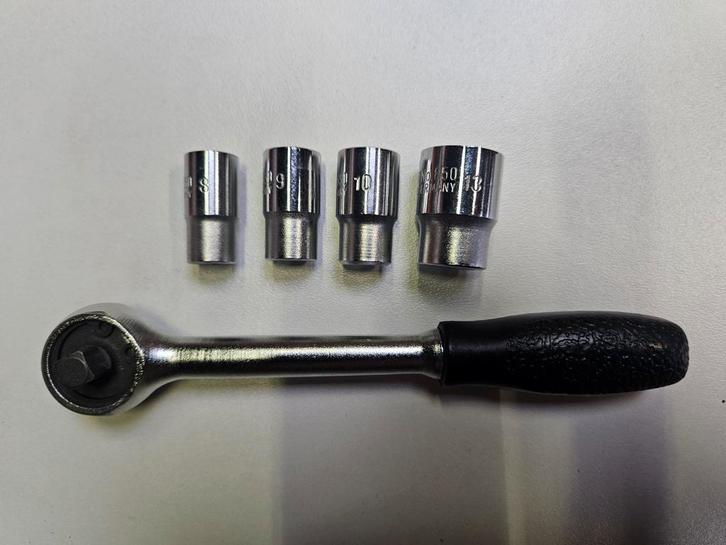 VBW doppenset 1/4"  8-9-10-13, Auto diversen, Autogereedschap, Zo goed als nieuw, Ophalen of Verzenden