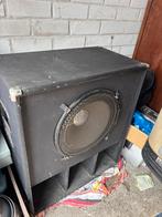 Vintage Bass Box Luidspreker, Audio, Tv en Foto, Luidsprekers, Gebruikt, Subwoofer, 120 watt of meer, Ophalen