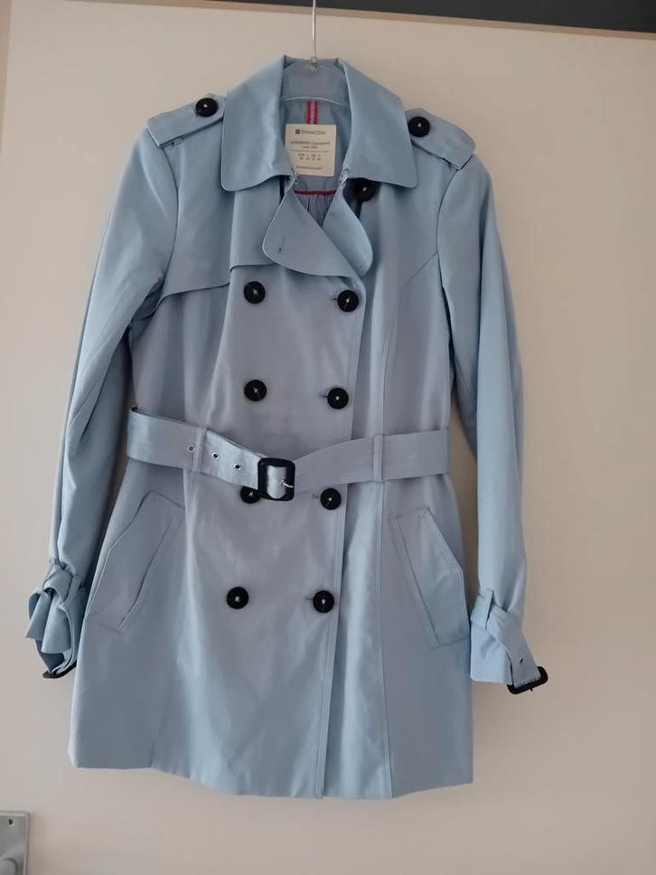 Streetone trenchcoat 38, Kleding | Dames, Jassen | Zomer, Nieuw, Maat 38/40 (M), Blauw, Ophalen of Verzenden