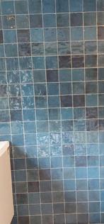 Zellige tegels midnight blue - 4,2 m2, Ophalen, Nieuw, Minder dan 20 cm, Minder dan 20 cm