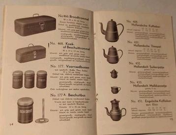 EMAILLE B.K.., CATALOGUS 32 BLADZIJDEN! beschikbaar voor biedingen