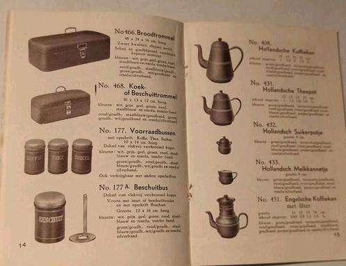 EMAILLE B.K.., CATALOGUS 32 BLADZIJDEN!, Boeken, Catalogussen en Folders, Zo goed als nieuw, Ophalen of Verzenden