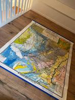 Landkaart geografie authentiek, Boeken, Ophalen of Verzenden