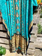 Prachtige lange vintage handgemaakte jurk, Kleding | Dames, Ophalen of Verzenden, Zo goed als nieuw, Maat 46/48 (XL) of groter