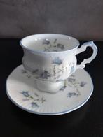 Elisabethan Staffordshire Kop en Schotel met Bloemen, Ophalen of Verzenden