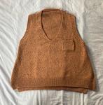 Mouwloze gebreide trui, one size,, Maat 38/40 (M), Bruin, Ophalen of Verzenden, Onbekend