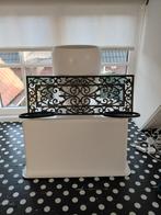 Gietijzeren Wand Bloempothouder, Tuin en Terras, Bloempotten, Gebruikt, Metaal, Rechthoekig, Tuin