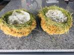 Mos Mandjes Vogelnestjes Bloemschikken Kerst, Overige materialen, Gebruikt, Minder dan 30 cm, Minder dan 60 cm