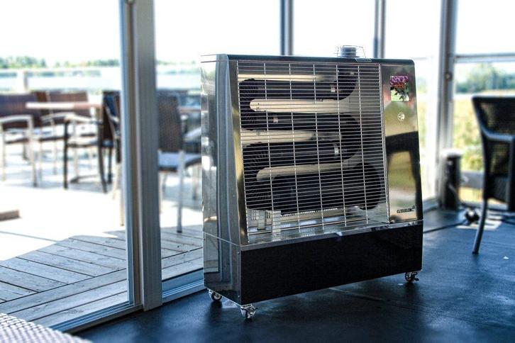 AIRREX INFRAROODKACHEL HEATER DIESEL ELEKTRISCH TERRAS, Tuin en Terras, Terrasverwarmers, Nieuw, Gas, Vloer, Draaibaar, Waterbestendig