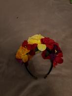 Bloemen haarband Katy Perry outfit - One size, Ophalen of Verzenden, Zo goed als nieuw, Carnaval, Accessoires