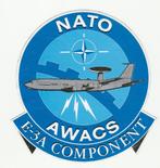 Sticker NATO - AWACS E-3A component, Verzamelen, Ophalen of Verzenden, Luchtmacht, Overige typen