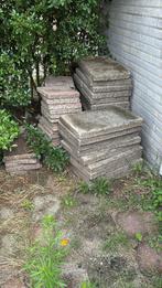 Gratis tegels, Tuin en Terras, Tegels en Klinkers, Ophalen, Gebruikt, 10 m² of meer, Beton