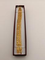 Heren armband Rvs, Sieraden, Tassen en Uiterlijk, Armbanden, Ophalen of Verzenden, Nieuw, Goud, Staal