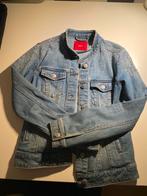 S.Oliver Spijkerjasje met unieke achterkant - Maat 36, Ophalen, Blauw, Zo goed als nieuw, Jasje