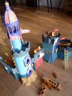 Imaginext Kasteel met accessoires + strijders, Kinderen en Baby's, Speelgoed | Actiefiguren, Verzenden, Gebruikt