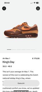 Nike Air Max 1 King’s Day maat 45, Kleding | Heren, Schoenen, Ophalen of Verzenden, Nieuw, Overige kleuren