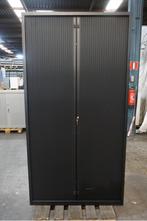 Zwarte archiefkast roldeurkast kantoorkast met sleutel