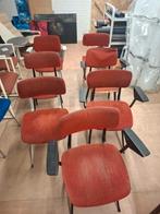 7 ahrend de cirkel stoelen result en revolt, Huis en Inrichting, Ophalen, Gebruikt, Metaal, Grijs