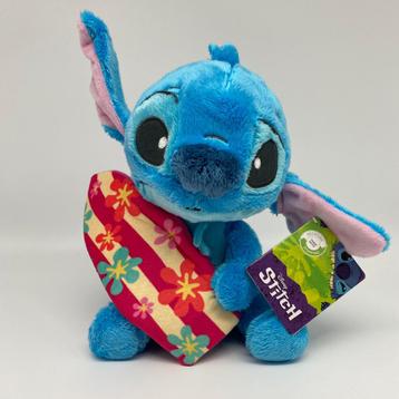 Disney Lilo and Stitch Plush: Stitch with Surfboard 25 cm