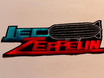 Led Zeppelin vintage rock metal RARE grote logo patch  beschikbaar voor biedingen