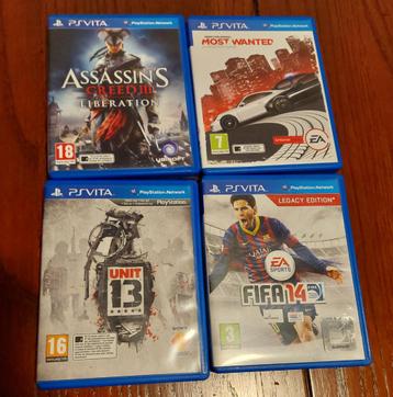PS Vita Game Bundel (4 stuks) – o.a. FIFA, Assassin’s Creed, beschikbaar voor biedingen