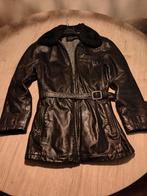 Leren jas, Kleding | Dames, Jassen | Winter, Ophalen of Verzenden, Maat 36 (S), Zwart