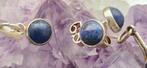 Lapis lazuli zilveren verfijnd oorstekers inboedel edelsmid, Sieraden, Tassen en Uiterlijk, Oorbellen, Blauw, Nieuw, Ophalen of Verzenden
