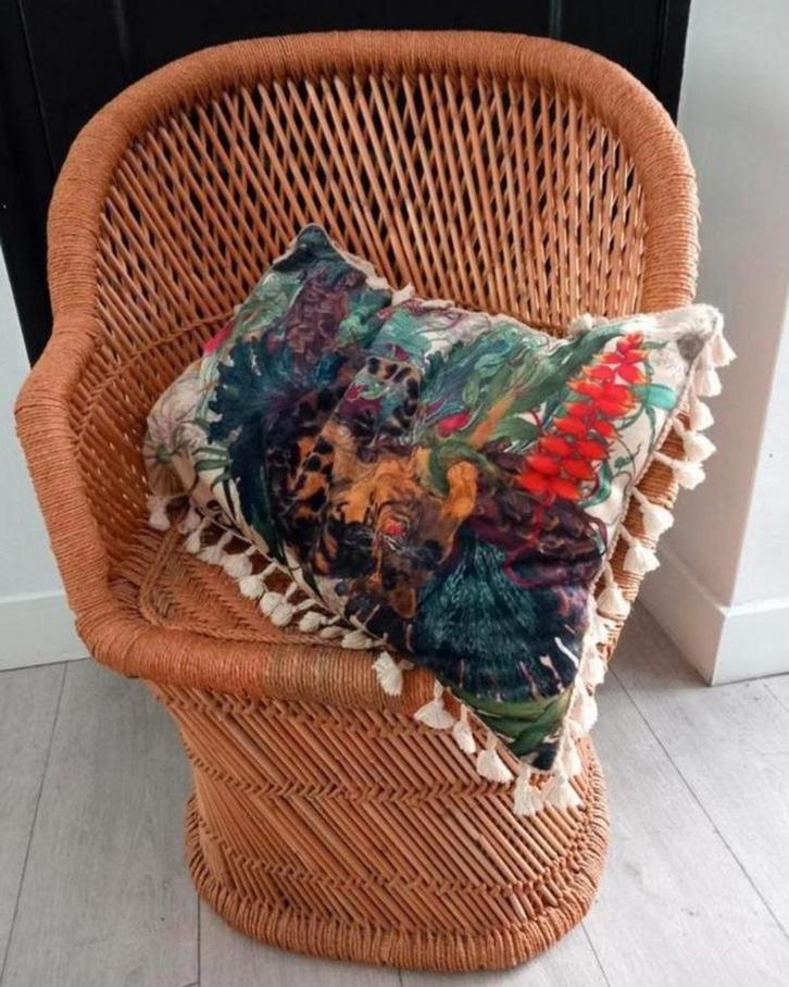 Vintage fauteuil Boho Ibiza, Huis en Inrichting, Stoelen, Ophalen