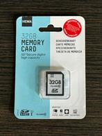 HEMA SD memorycard 32 GB nieuw, Audio, Tv en Foto, Fotografie | Geheugenkaarten, Ophalen of Verzenden, Nieuw, 32 GB