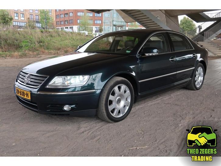 Volkswagen Phaeton 4.2 V8 5p. 335 pk YoungTimer (bj 2004), Auto's, Volkswagen, Bedrijf, Te koop, Phaeton, Airconditioning, Alarm