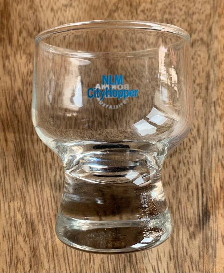 NLM CityHopper “Bokma” Glas, Verzamelen, Luchtvaart en Vliegtuigspotten, Ophalen of Verzenden