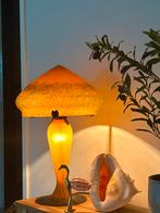 Franse Art nouveau Paddestoel pate de verre lamp, Antiek en Kunst, Ophalen of Verzenden