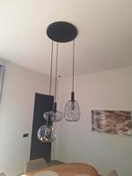 Rookglas Plafondlamp - Grijs Glas, Huis en Inrichting, Lampen | Hanglampen, Ophalen, Zo goed als nieuw, Glas, Modern