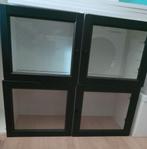 Ikea Billy bovendeel kast met vitrinedeur, Huis en Inrichting, Minder dan 50 cm, Gebruikt, Glas, Ophalen of Verzenden