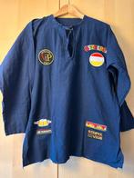 Oeteldonk heren boerenkiel 8 emblemen maat S carnaval 11-11, Carnaval, Nieuw, Ophalen of Verzenden, Kleding