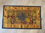 Indiaas wandkleed met spiegeltjes, 78x128 cm, Ophalen, 100 tot 150 cm, Oosters, indiaas, 50 tot 100 cm